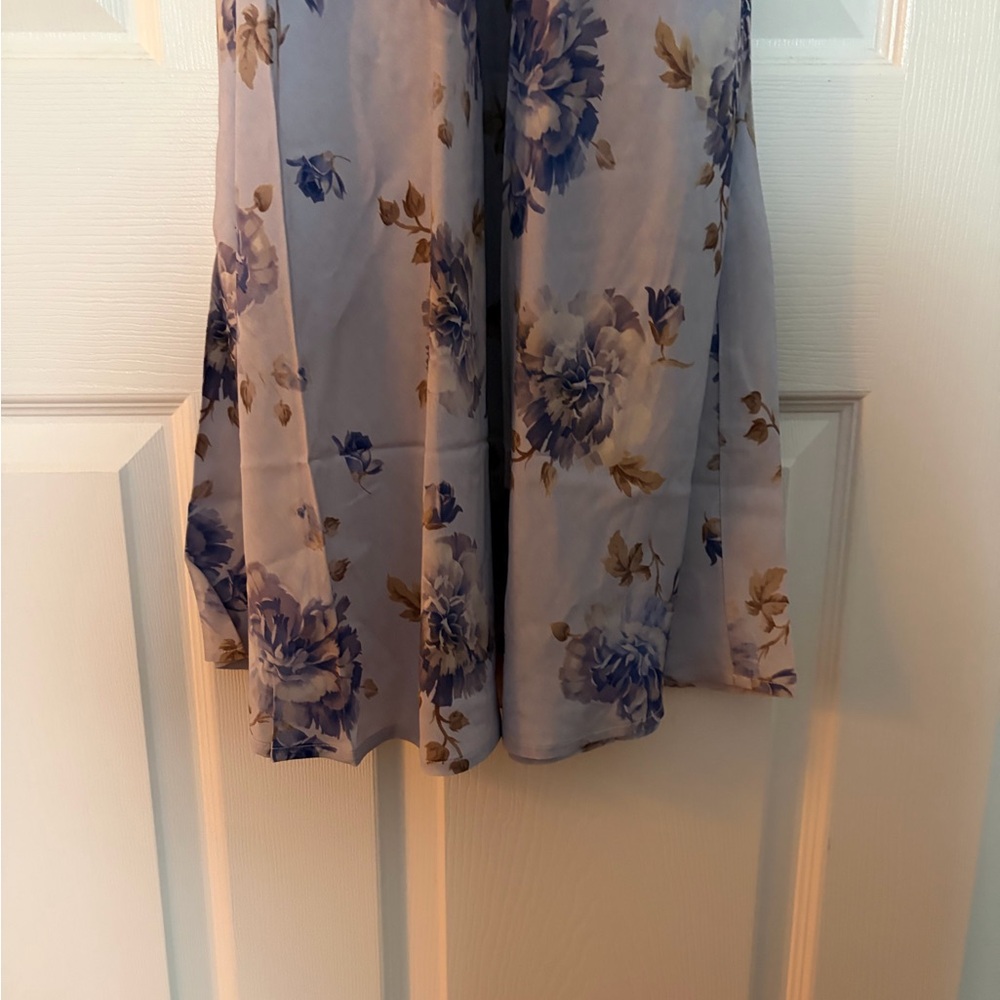 Anthropologie Dress Leona Floral Lilac NWT SIZE 2 - Picture 7 of 10